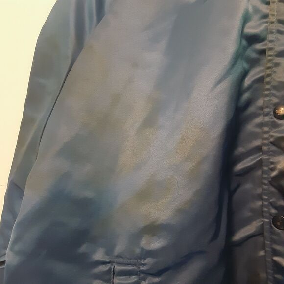 Vtg Indianapolis Colts Chalk Line Mens XL Back Arch Satin Bomber Jacket READ - Picture 2 of 10